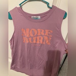 Burn boot camp cropped tank
